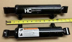 Lot of 2 Black - HC / Hydro Custom Hydraulic Cylinders - Part # 3900507-R1-PT - Picture 1 of 7