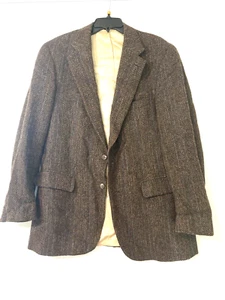 Ralph Lauren Tweed Woll Sakko Blazer Herren Polo University Club Sport Mantel - Bild 1 von 13