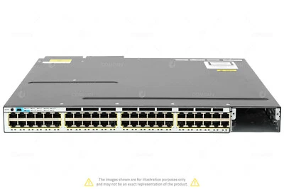 Cisco WS-C3750X-48PF-S 48x RJ-45 1Gb Power over Ethernet Switch - Immagine 1 di 4