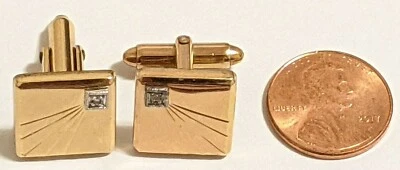 GEMELOS VINTAGE FIRMADOS CALIDAD KREISLER ESTADOS UNIDOS SELLO ORO RELLENO  Foto 1 de 4