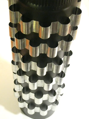 TRED-NOT 6 Stovepipe heat Reclaim Radiator, 6 in dia stove pipe heat exchanger