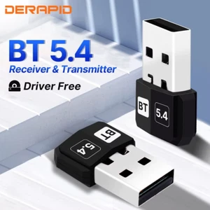 Bluetooth 5.3 USB Adapter Stick Transmitter Dongle PC Laptop Notebook Tastatur - Afbeelding 1 van 6