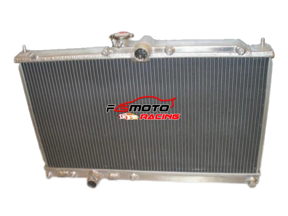 For 2003-2008 2007 Mitsubishi Lancer EVO 7/8/9 CT9A 4G63 MT Aluminum Radiator - Image 1 of 4