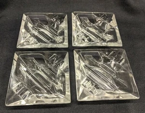 Juego de Colección de 4 Ceniceros Safex Autoextinguibles Azafata Set MCM Art Deco - Imagen 1 de 7