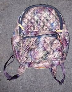 MZ Wallace bag backpack blue purple pink quilted