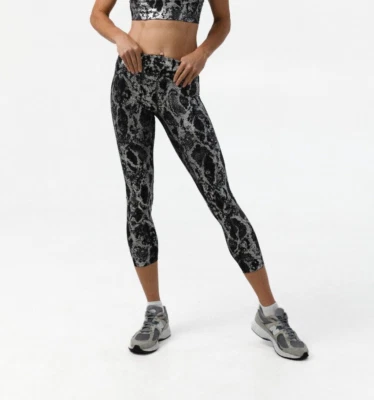 Leggings exóticos metálicos de piel de serpiente, leggings de mujer, leggings de yoga Foto 1 de 4