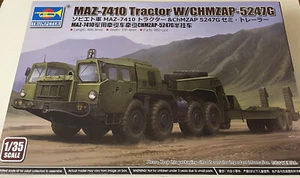Trumpeter 1/35 MAZ7410 Tractor w/ CHMZAP-5247G - Picture 1 of 5