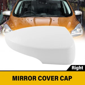 White Right Side Overlay Mirror Cover for 2013-2019 Ford Escape W/Turn Signal RH - Picture 1 of 15