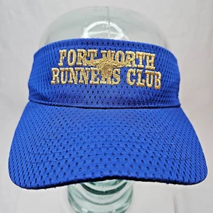 Fort Worth Texas Runners Club besticktes blaues verstellbares Visier Cowtown - Bild 1 von 6