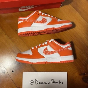 Nike Dunk Low Essential Paisley Pack Orange Wmns (Size 7.5W) DH4401-103 - Picture 1 of 9