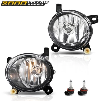 Pair Front Fog Light Lamp Kit Fit For 2009 2010 2011 2012 Audi A4 S4 B8 Sedan Foto 1 de 4