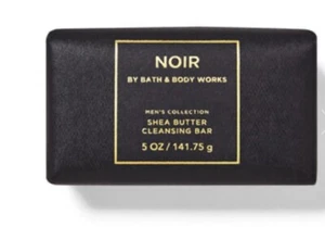 Bath Body Works NOIR Men's Soap Bar Shea Butter Cleansing 5oz each 4 PACK New - Picture 1 of 1