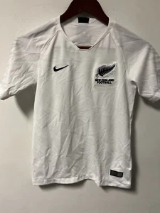 Nike Authentic 2018 New Zealand All Blacks Rugby Jersey Shirt Youth Size M - Picture 1 of 6