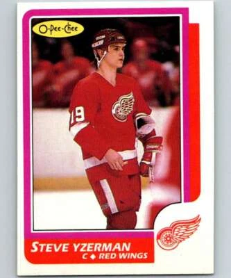 1986-87 O-Pee-Chee #11 Steve Yzerman NM++ Red Wings J2M - Image 1 of 2