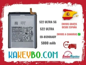Batería original SEMINUEVA Samsung Galaxy S22 ULTRA / S22 ULTRA 5G EB-BS908ABY - Imagen 1 de 1