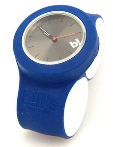 Reloj Bill`s - B! Reloj de pulsera azul y blanco, esfera gris BA-20 - Imagen 1 de 2