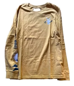 Dutch Bros Coffee Shirt Mens Medium Mustard Yellow 1992 Graphic Long Sleeve L - Picture 1 of 3