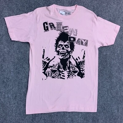Camisa Green Day Grande Rosa Zombie Rocker Camiseta Nueva Con Etiquetas Foto 1 de 4