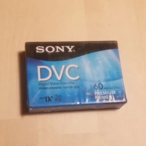 Magnétophone à cassette vidéo numérique vierge premium Sony DVC 60 min - Photo 1 sur 3