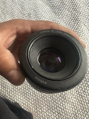 Canon EF Lens 50mm 1:1.8 STM (67) - Image 1 of 4