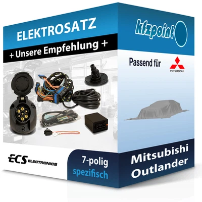 ECS E-Satz 7polig fahrzeugspezifisch passend für Mitsubishi Outlander - Bild 1 von 2