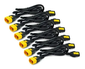 APC Stromkabel - AP8704S-WW (6 Stück, verriegelbar, C13 auf C14, 1.2 m) - Afbeelding 1 van 1
