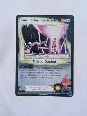 Human Extinction Attack DBZ Promo Fusion Saga DRAGON BALL Z CCG TCG P4 - Image 1 of 4