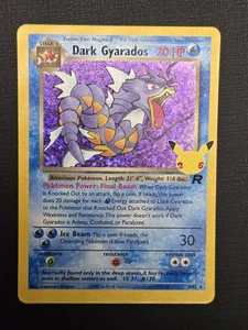 Dark Gyarados 8/82 Celebrazioni 25° Anniversario NM Holo Foil Carta Pokemon Rara - Foto 1 di 10