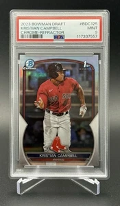 Bowman Draft 2023 - cromo Kristian Campbell #BDC-125 refractor (RC) - Imagen 1 de 3