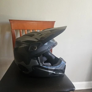 Bell Moto - 9s Flex Size Large Grey Camo Motocross Helmet - Picture 1 of 8