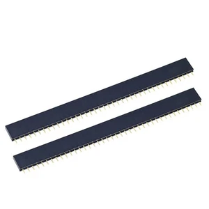 10Pcs 40pin 2.54mm Single Row Straight Female Header Strip PBC Arduino TOP New - Picture 1 of 4