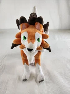 2017 Pokemon Center Original Poke Plush Lycanroc Dusk Form No Tag Rare - Picture 1 of 7