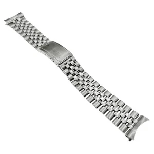 Rolex Vintage Jubilee Bracelet 1964 20mm Stainless Steel Big Crown Watch Band - Picture 1 of 7