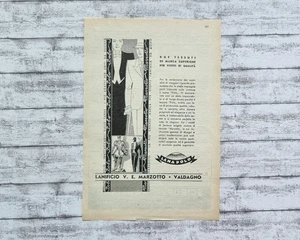 1930er Lana Polo Lanificio Anzug Mode Reklame Italia Zeitschrift Werbung Retro - Picture 1 of 2