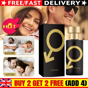 NEW Aphrodisiac Golden Lure Her Pheromone Perfume Spray For Men to Attract Women - Picture 1 of 10