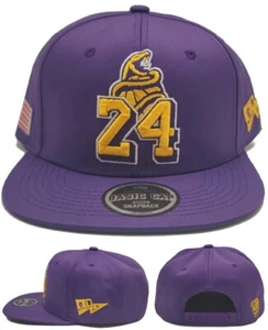 Los Angeles Top Legend New Kobe 24 Lakers Mamba Purple Gold Era Snapback Hat Cap - Bild 1 von 10