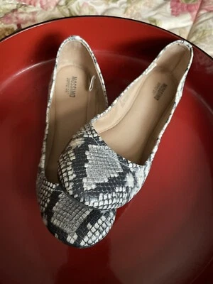 Mossimo Snake Print Ballet Flats Shoes Slip Ons Size 8 - Image 1 of 4