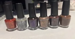 6 Salon Used Opi Nail Polish - Picture 1 of 2