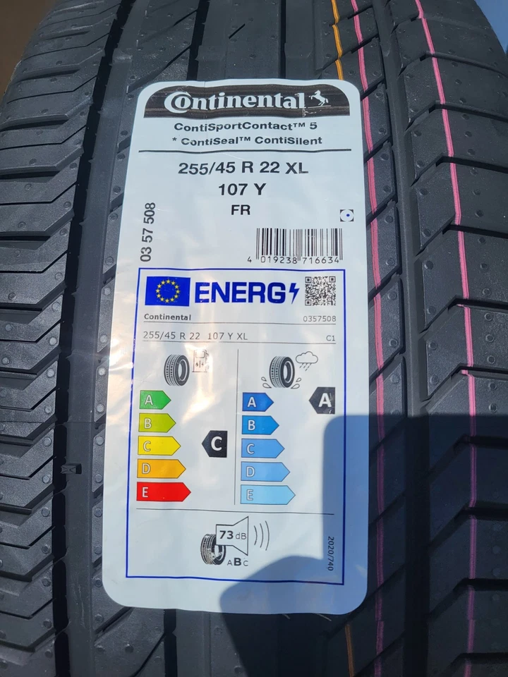 Continental ContiSportContact 5 255/45 R22 107Y XL FR DOT:1324 1Stk!! - Bild 1 von 4