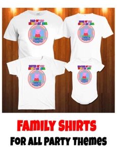 Family Shirts ALL PARTY THEMES Available Family Matching Shirts - Picture 1 of 2