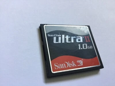 Tarjeta de memoria Sandisk ULTRA II Compactflash CF I 1 GB de 1 pieza NIkon, Canon, Kodak Foto 1 de 3