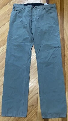 Armani Jeans J21 Regular Fit Stretch Denim Mint Green Mens AJ  38EU / 7.5US - Image 1 of 4