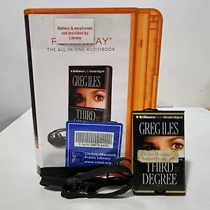 Third Degree Greg Iles PLAYAWAY audiobook unabridged Free US Shipping 3rd iles - Picture 1 of 10