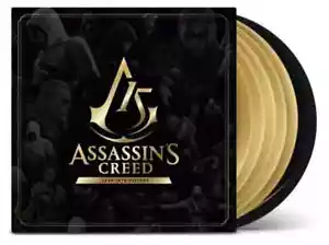Assassin's Creed Leap Into History Soundtrack Gold Vinyl Record 5 LP Box Set VGM - Picture 1 of 2