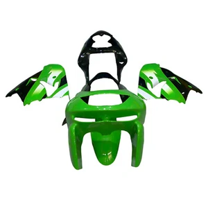 Black Green Fairings Kit For Kawasaki ZX9R Ninja ZX900 1998 1999 98 99 Body Kit - Picture 1 of 8