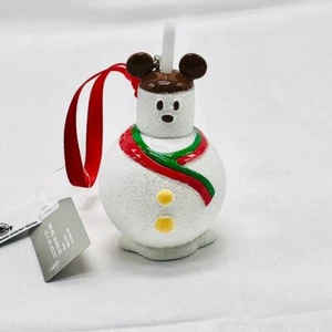 Disney Parks - Disney Mickey Snowman Treat Ornament -NWT!! - Picture 1 of 3
