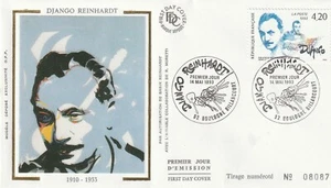FRANCE 1993 FDC DJANGO REINHARDT YT 2810 - Imagen 1 de 1