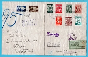 BULGARIA part of a censored parcel 1941 Sofia to Wien, Austria (folded) - Picture 1 of 1