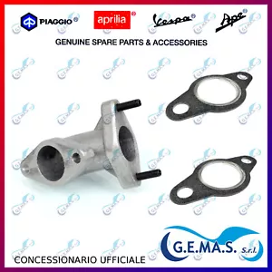 Collettore scarico + GUARNIZIONI Piaggio Vespa 50 L R Special PK XL Rush N V HP - Foto 1 di 1