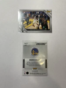 2022 PANINI NBA CHAMPIONS - GOLDEN STATE WARRIORS ANDREW WIGGINS #23 NBA FINALS - Picture 1 of 5